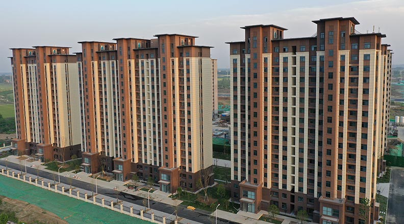 息县高中芳香家园表立面装璜